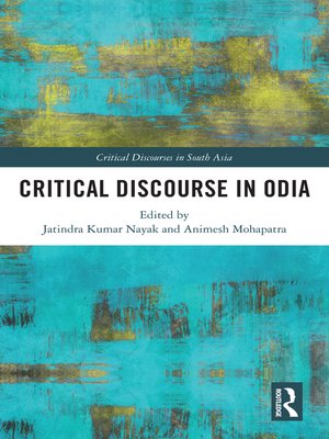 cover image of Critical Discourse in Odia